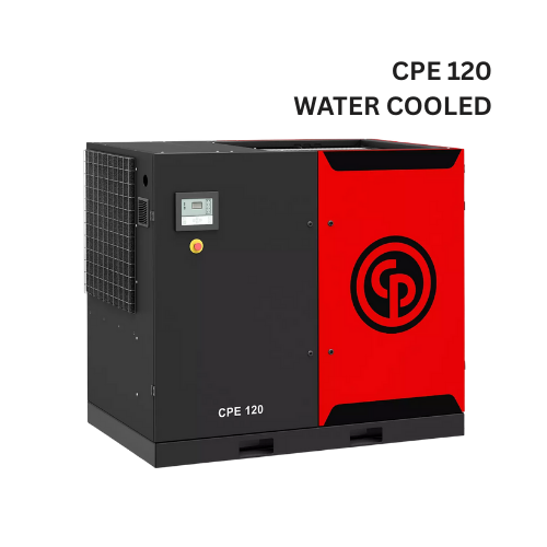 Máy nén khí trục vít Chicago 90kW, model CPE 120 (làm mát bằng nước)