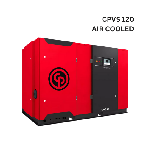 Máy nén khí trục vít biến tần Chicago 90kW, model CPVS 120 (làm mát bằng khí)
