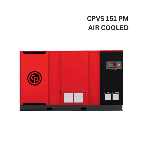 Máy nén khí trục vít biến tần Chicago 110kW, model CPVS 151 PM (làm mát bằng khí)