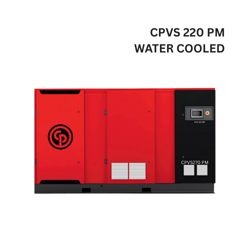 Máy nén khí trục vít biến tần Chicago 200kW, model CPVS 270 PM (làm mát bằng nước)