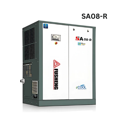 Máy nén khí trục vít Fusheng 10HP, model SA08-R