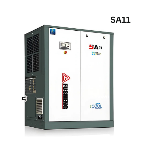 Máy nén khí trục vít Fusheng 15HP, model SA11