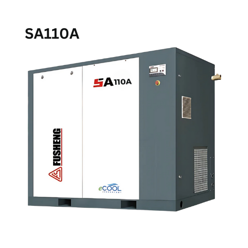 Máy nén khí trục vít Fusheng 150HP, model SA110A