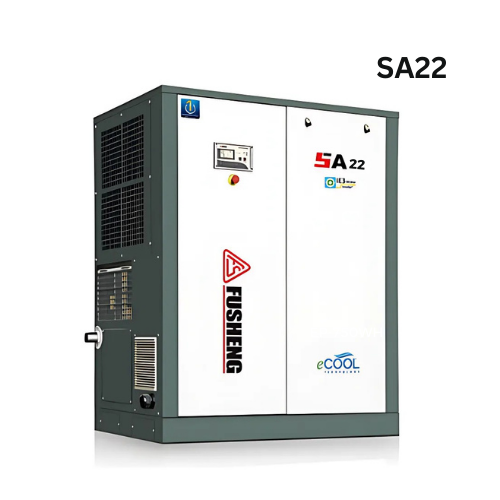 Máy nén khí trục vít Fusheng 30HP, model SA22