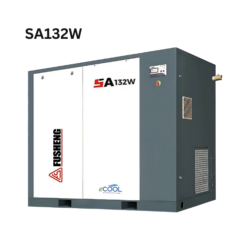 Máy nén khí trục vít Fusheng 175HP, model SA132W