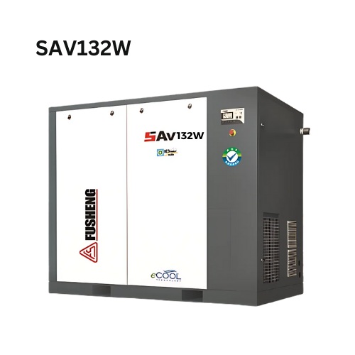Máy nén khí trục vít biến tần Fusheng 175HP, model SAV132W