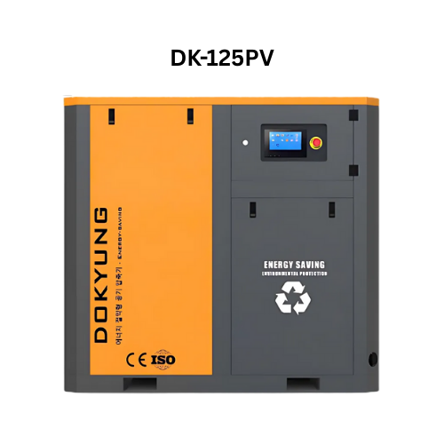 Máy nén khí trục vít biến tần Dokyung 90kW DK-125PV