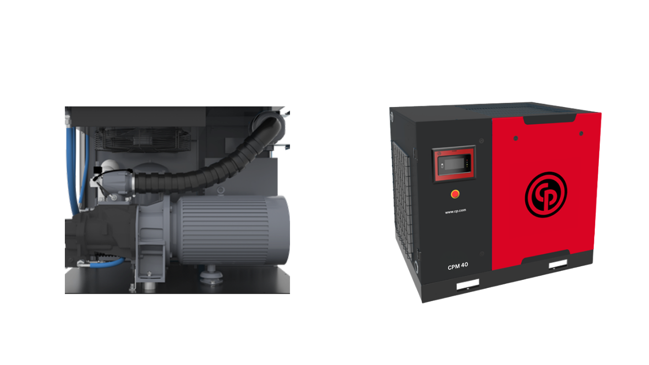 Máy nén khí trục vít Chicago 30kW, model CPM 40